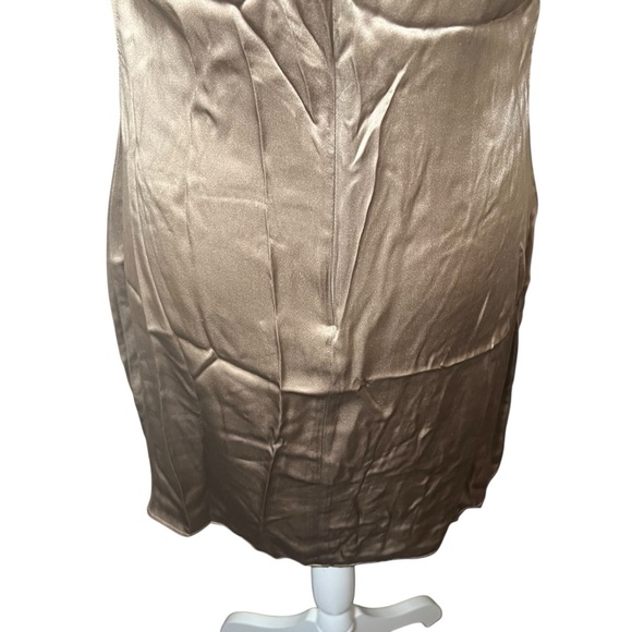 Reformation Darcey Silk Mini Tank Dress Champagne Size 8 Date Night Cocktail - Picture 16 of 16